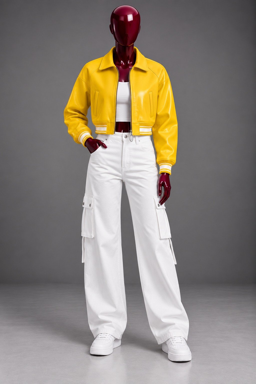 Wleti Golden Hour Faux Leather Jacket