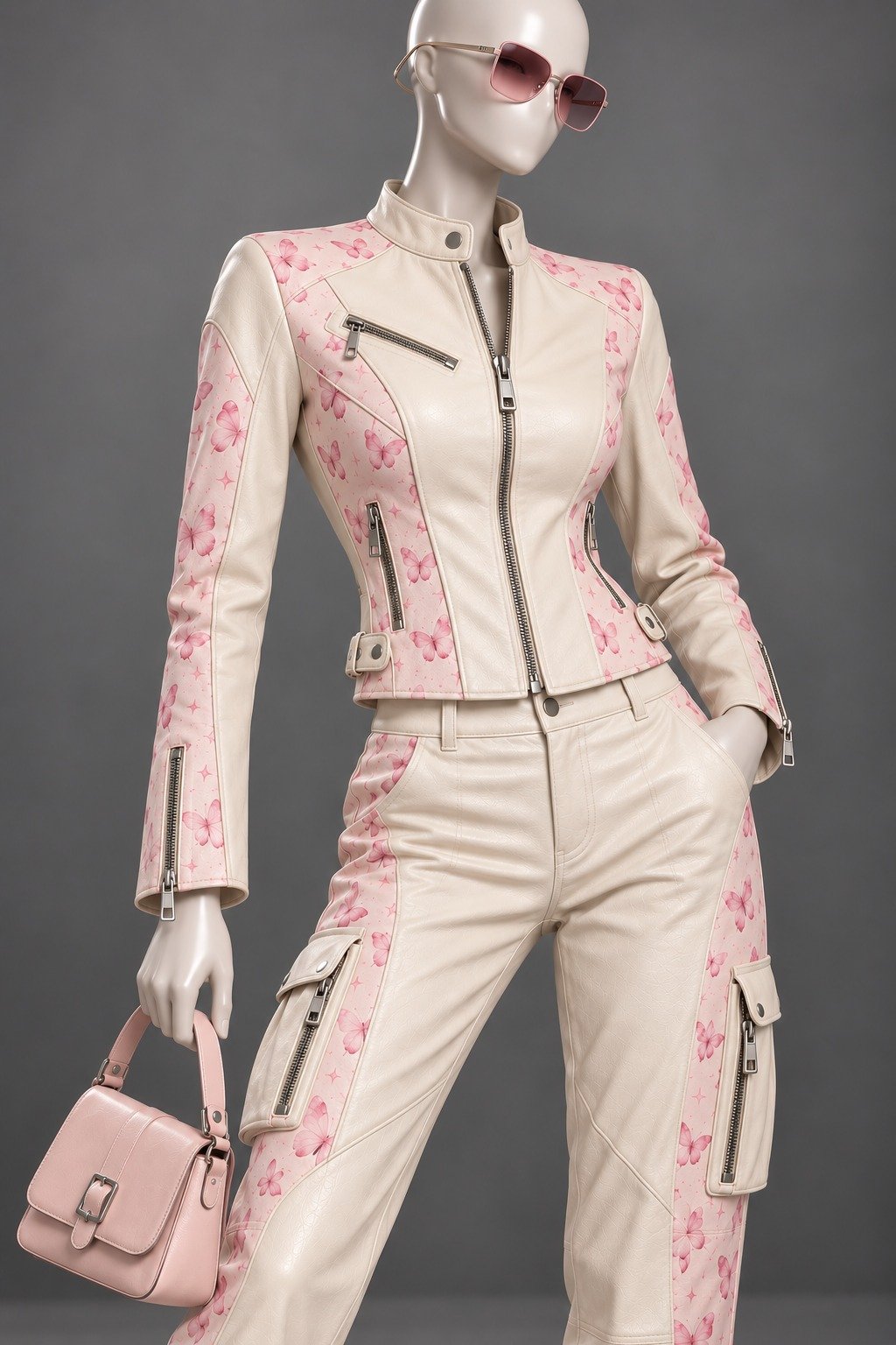 Wleti Blushwing Faux Leather Jacket