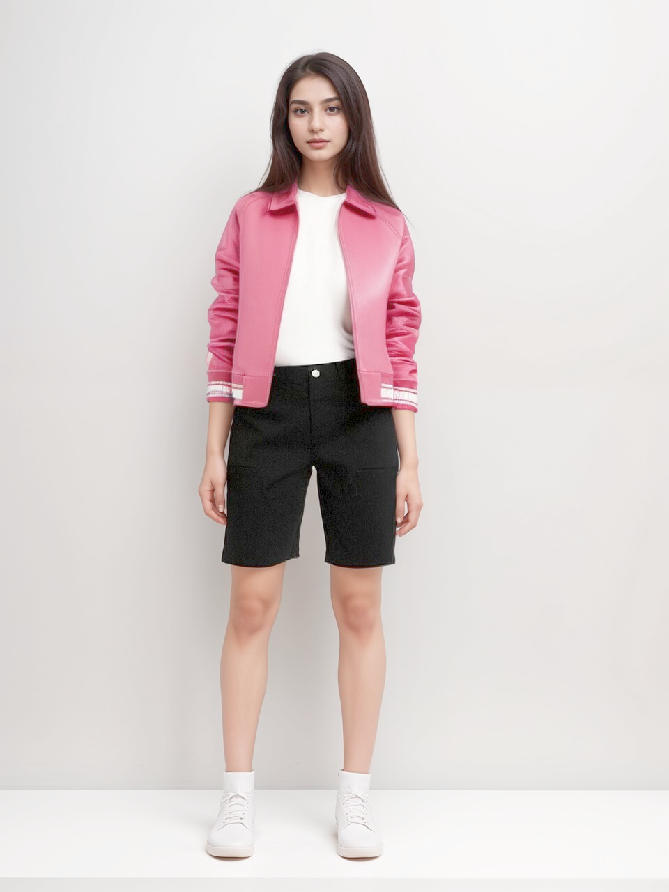 Cadillac Pink-Leather Star Jacket