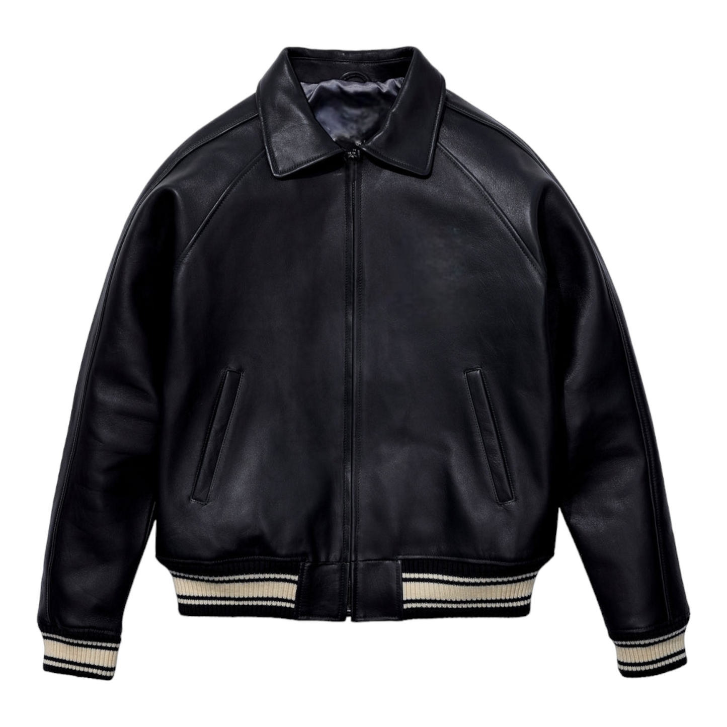 Zeus Black-Leather Jaguar Star Jacket