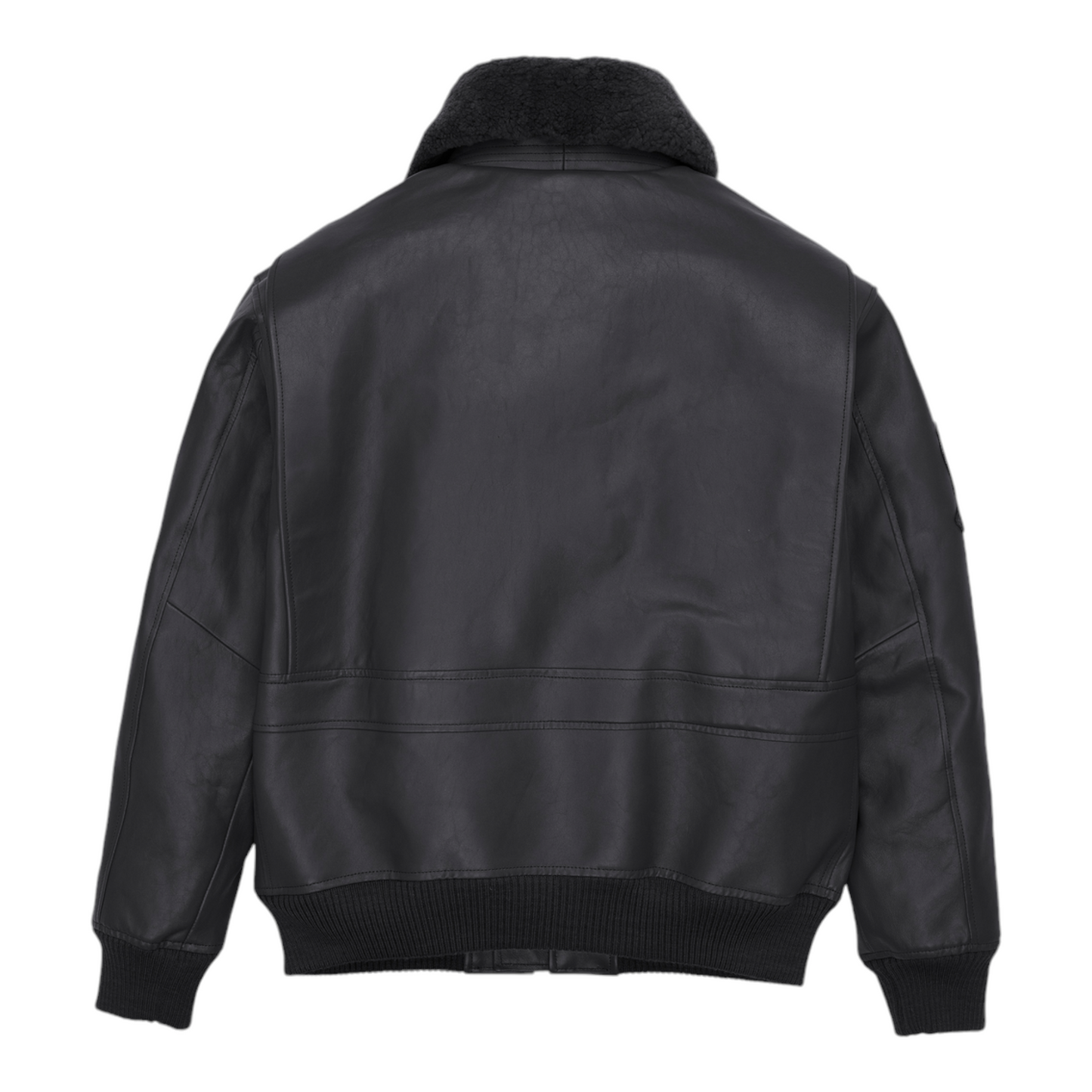 Jet Black Bomber Jacket