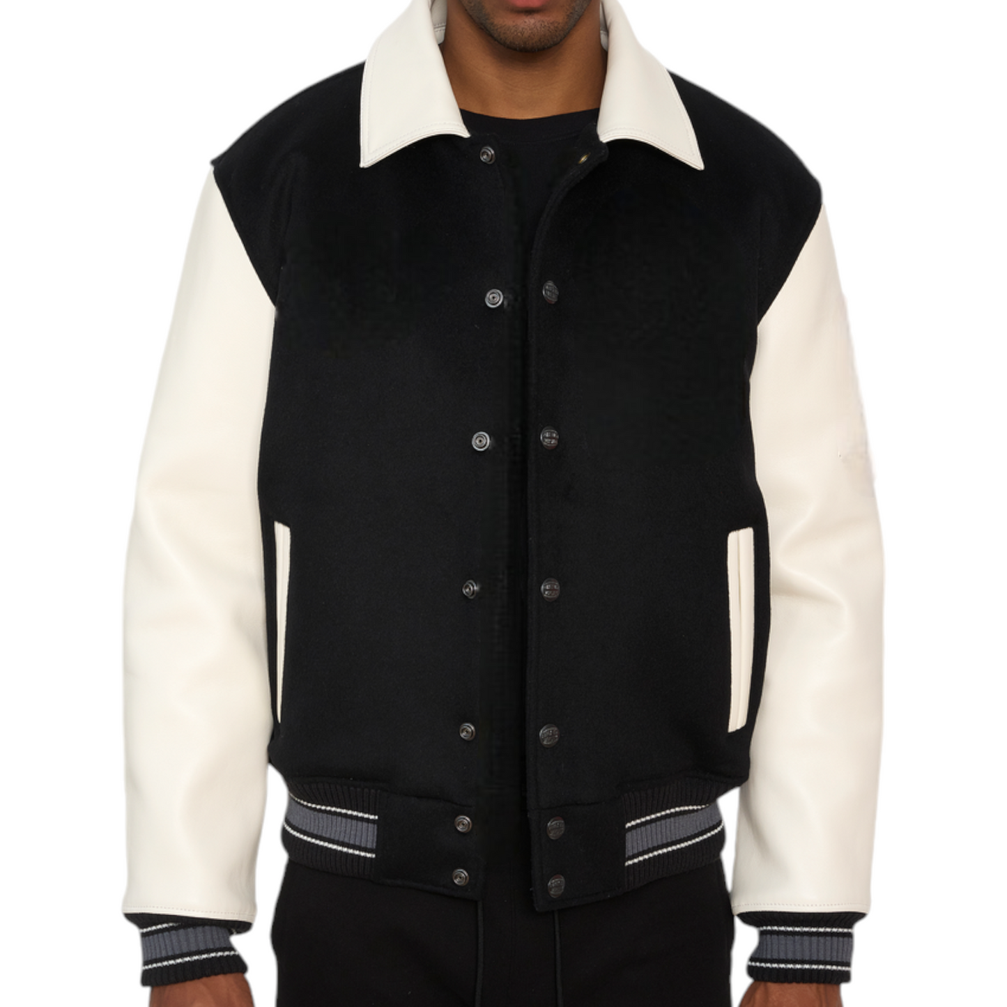 Vanilla Wool-Leather Jacket