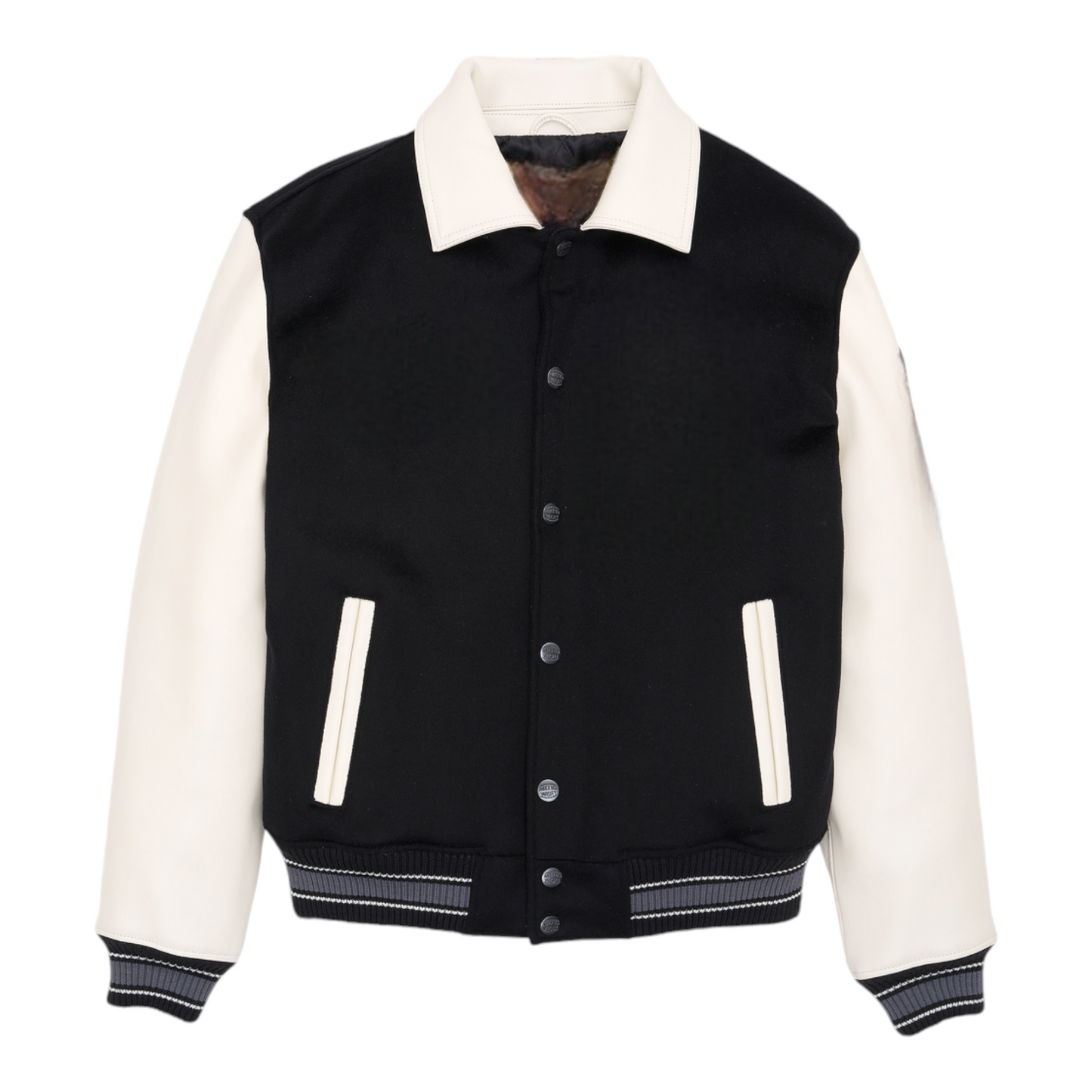 Vanilla Wool-Leather Jacket